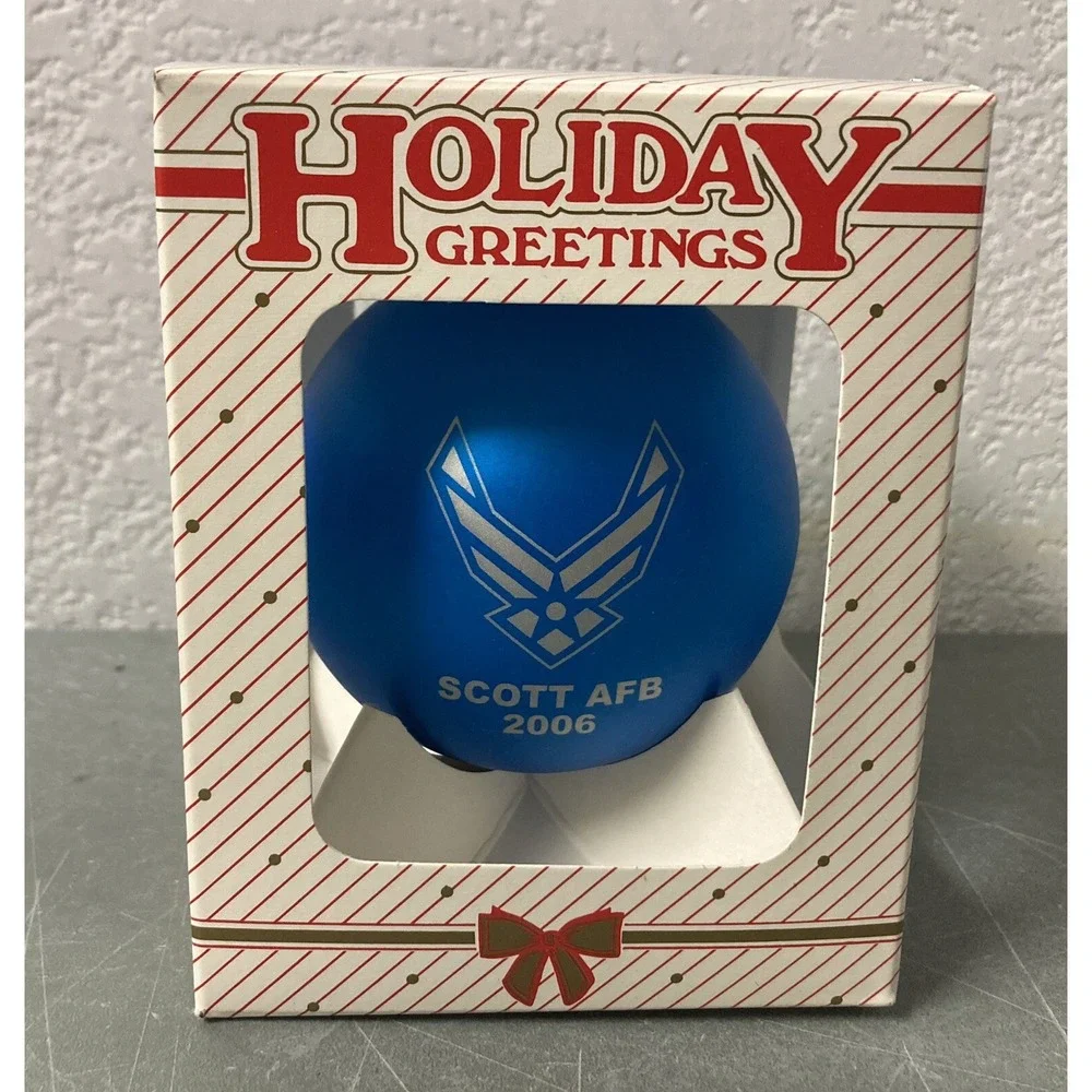 2006 Holiday‎ Greetings ORNAMENTS UNLIMITED SCOTT AFB Air Force Xmas Christmas